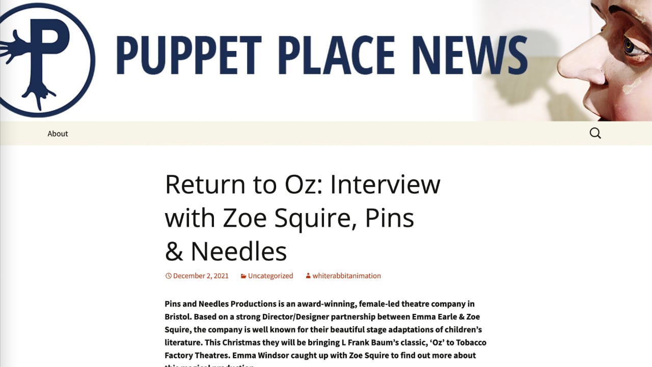Puppet Place Blog